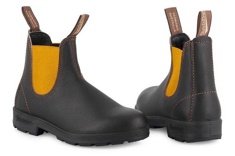Women\s Leather Boots 1919 Brown/Mustard Blundstone Sale