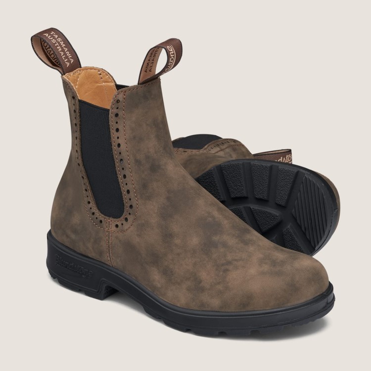 Women\s Originals High Top Boots Rustic Brown Blundstone Sale
