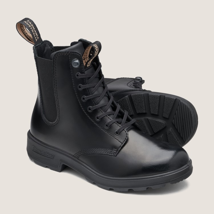 Women\s Originals Lace Up Boots Black Brush Blundstone Sale
