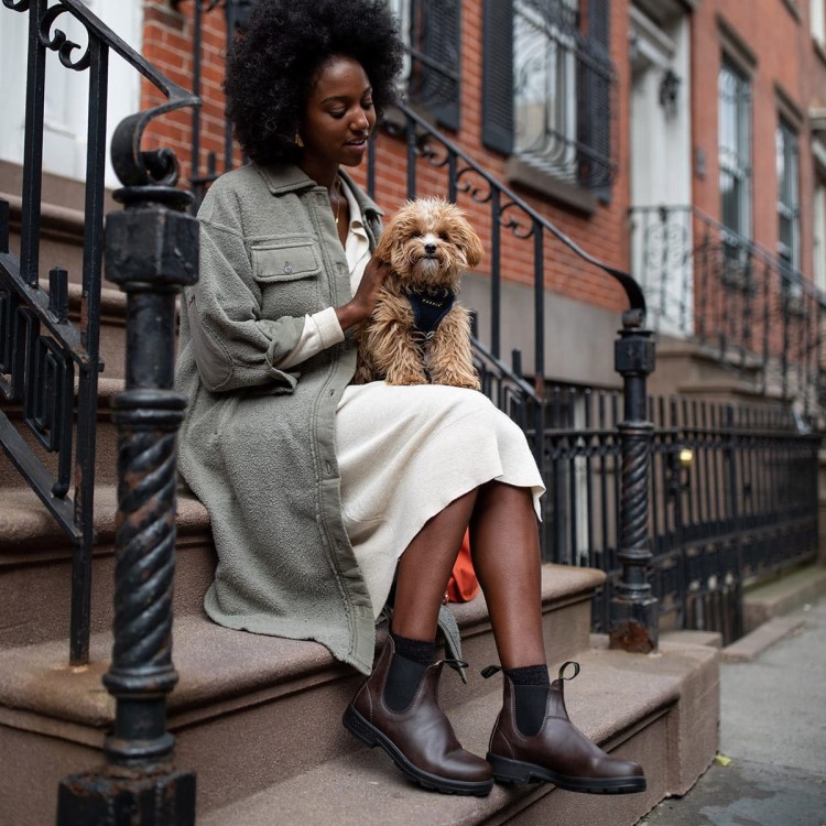 Women\s Originals Vegan Boots Brown Blundstone Sale