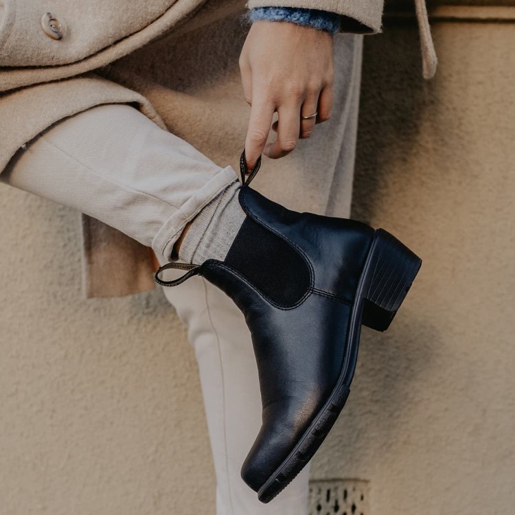 Women\s Series Heeled Boots Black Blundstone Sale