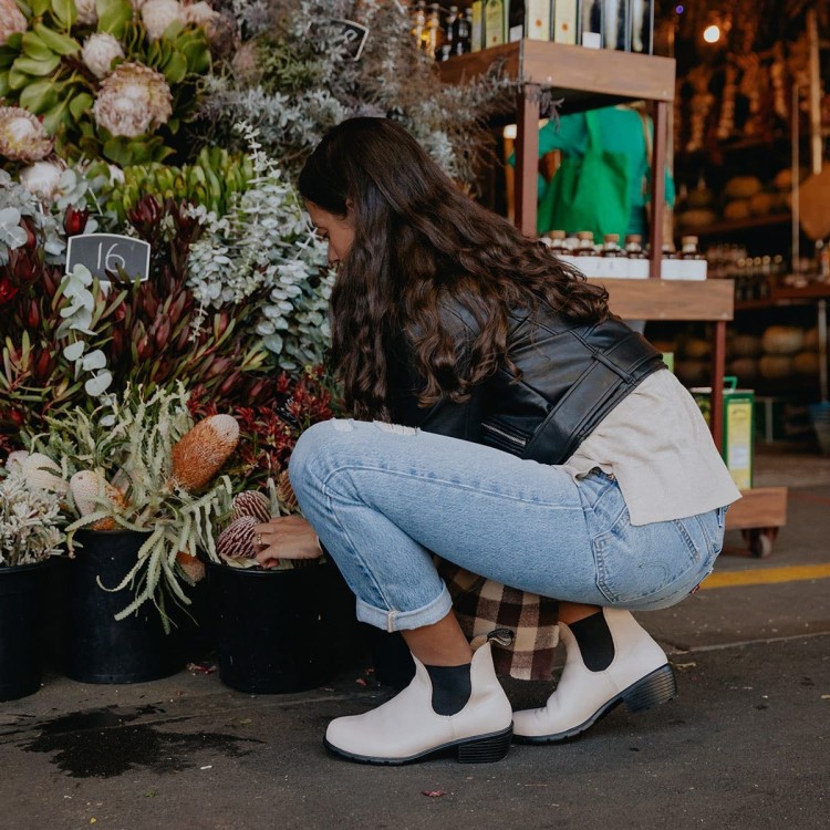 Women\s Series Heeled Boots Pearl Blundstone Sale