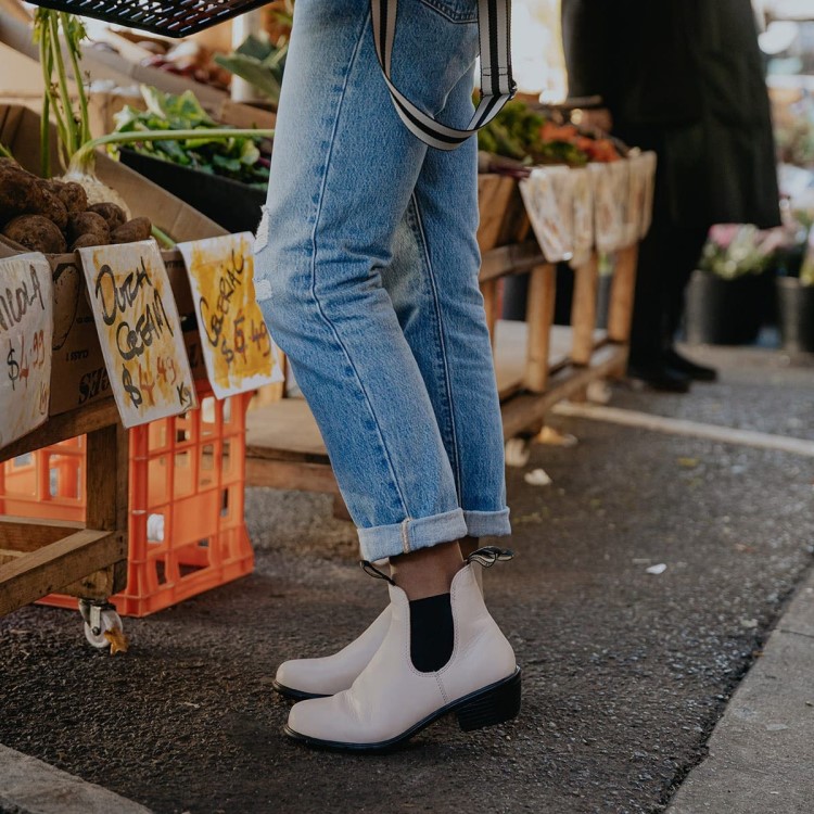 Women\s Series Heeled Boots Pearl Blundstone Sale