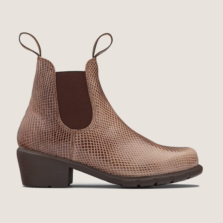 Womens Series Heeled Boots Shell Lizard Blundstone Sale