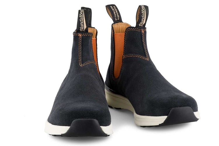 Women\s Trainer Boots 2147 Navy Suede/Burnt Orange Blundstone Sale