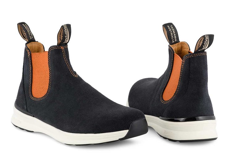Women\s Trainer Boots 2147 Navy Suede/Burnt Orange Blundstone Sale