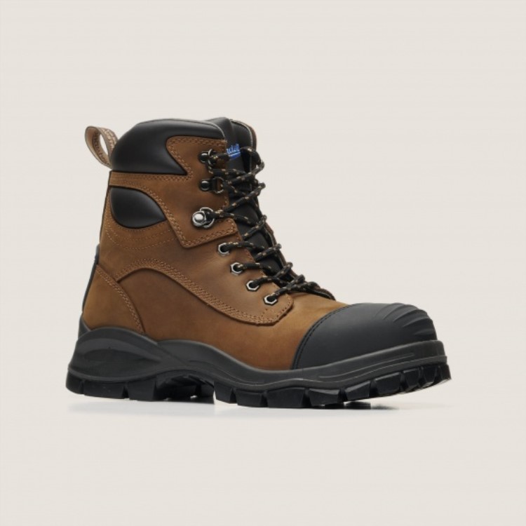 Work Series Zip Up Boots Crazy Horse Blundstone Sale